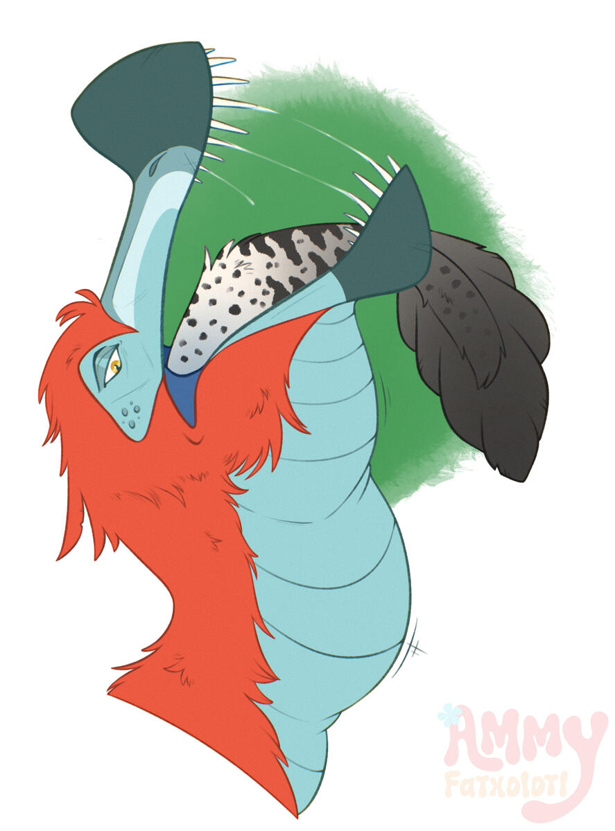 Flat Colored Sketch Bust - 40 CHF